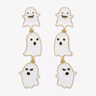 Mixit Halloween Ghost Womens Drop Earrings