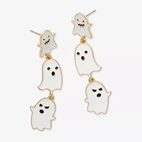 Mixit Halloween Ghost Womens Drop Earrings