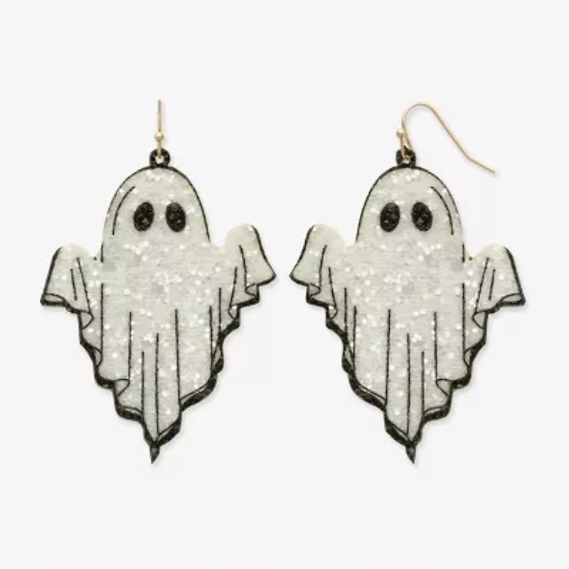 Mixit Halloween Ghost Womens Drop Earrings