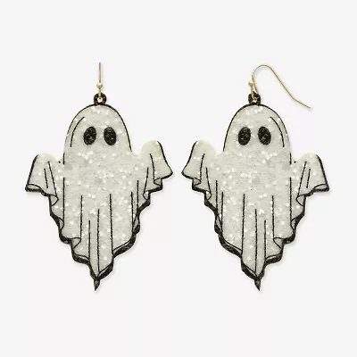 Mixit Halloween Ghost Womens Drop Earrings