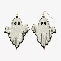 Mixit Halloween Ghost Womens Drop Earrings