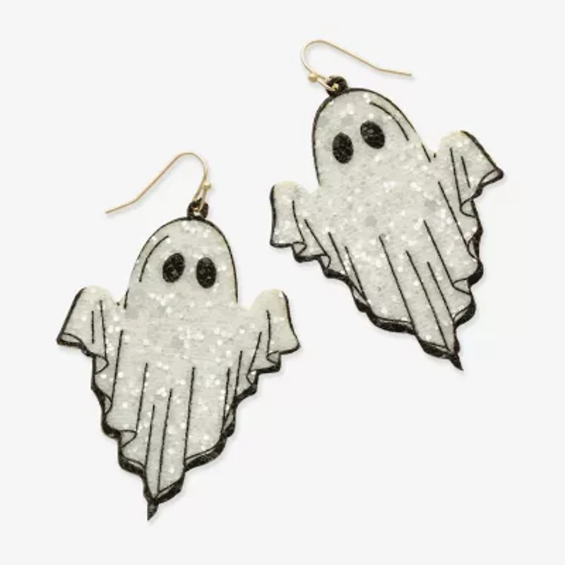 Mixit Halloween Ghost Womens Drop Earrings