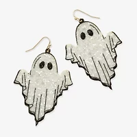 Mixit Halloween Ghost Womens Drop Earrings