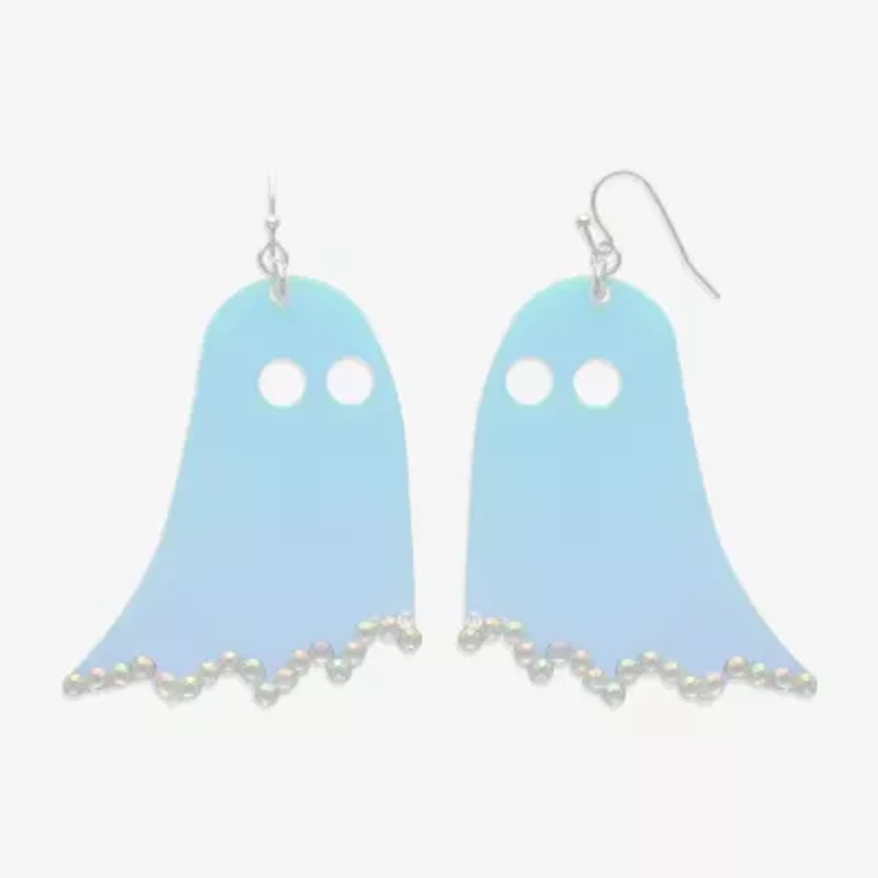 Mixit Halloween Ghost Womens Drop Earrings