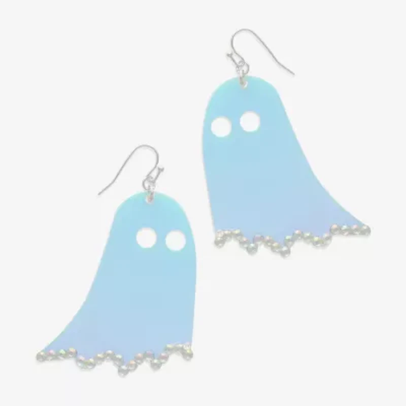 Mixit Halloween Ghost Womens Drop Earrings