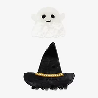 Mixit Halloween Ghost & Witch Hat 2-pc. Hair Clip