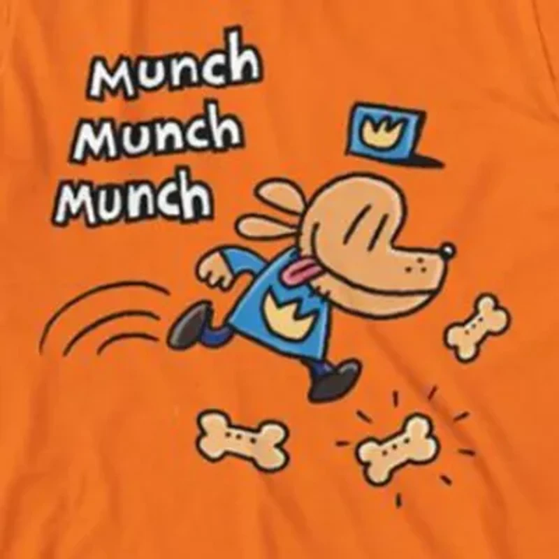 Dog Man Little & Big Kid Boys Crew Neck Short Sleeve Regular Fit Graphic T-Shirt