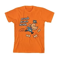 Dogman Little & Big Kid Boys Crew Neck Short Sleeve Regular Fit Graphic T-Shirt