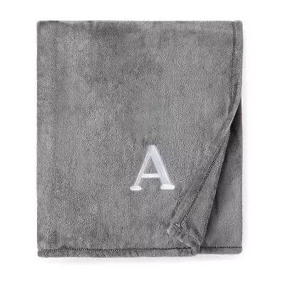 North Pole Trading Co. Monogram Throw