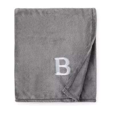 North Pole Trading Co. Monogram Throw