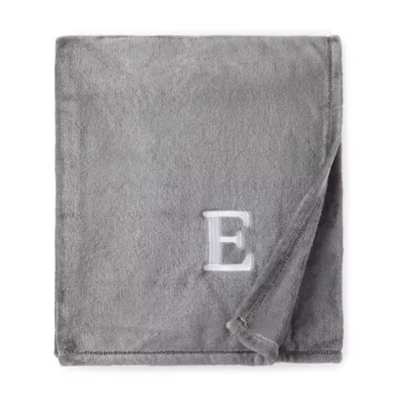 North Pole Trading Co. Monogram Throw