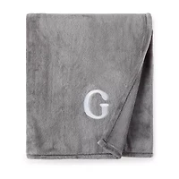 North Pole Trading Co. Monogram Throw