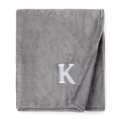 North Pole Trading Co. Monogram Throw