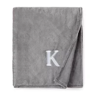 North Pole Trading Co. Monogram Throw