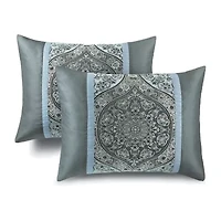 Broadhaven Brimsley 7-pc. Medallion Embellished Embroidered Comforter Set