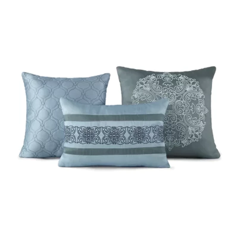 Broadhaven Brimsley 7-pc. Medallion Embellished Embroidered Comforter Set
