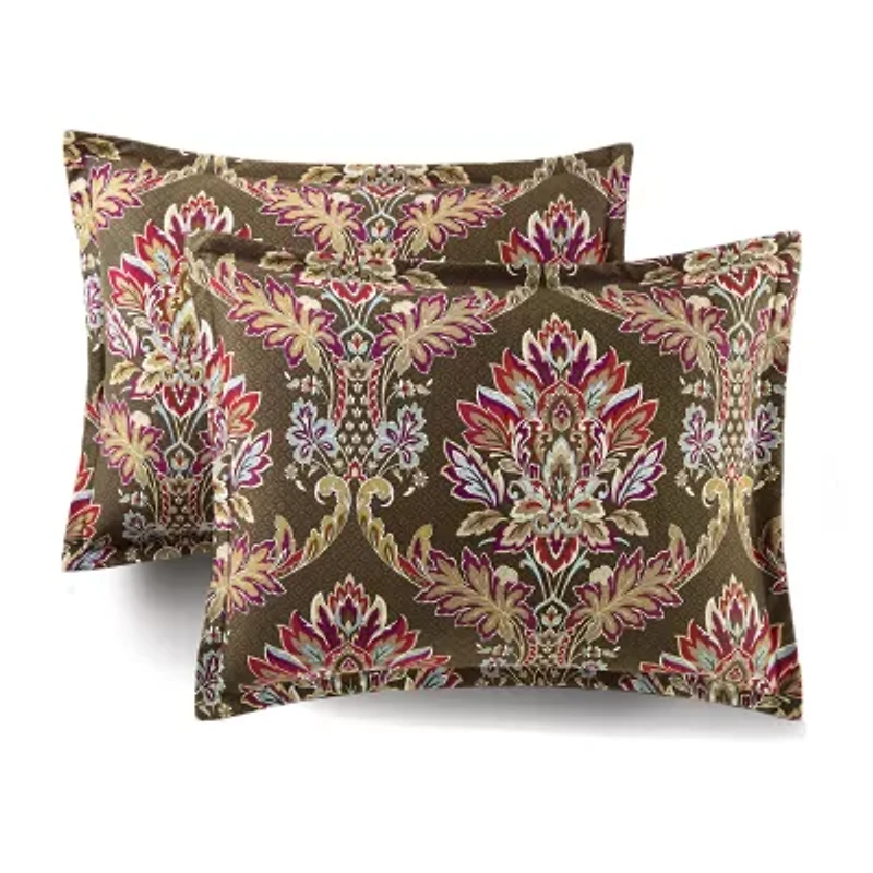 Broadhaven Lilith 8-pc. Damask + Scroll Complete Bedding Set with Sheets