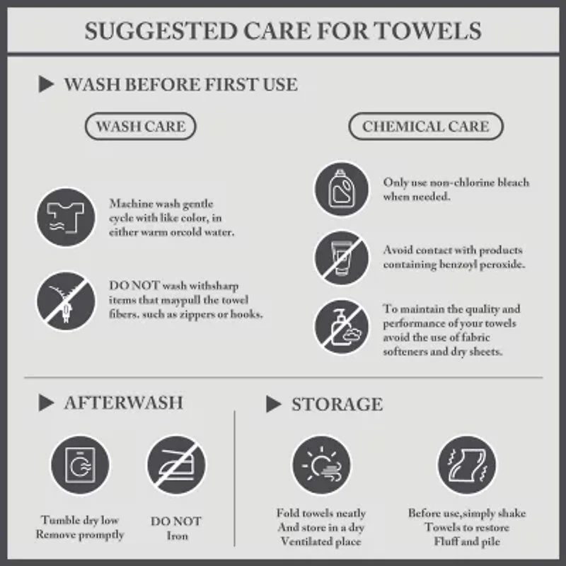 Madison Park Signature Turkish Oversized Cotton Solid 6-pc. Bath Towel Set