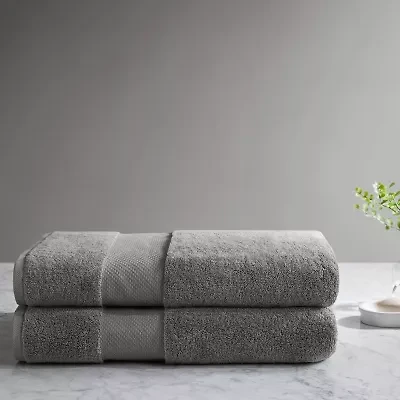 Madison Park Signature Turkish 100% Cotton 2-pc. Quick Dry Bath Towel