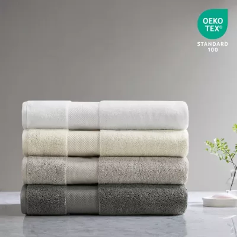 Madison Park Signature Turkish 100% Cotton 2-pc. Quick Dry Bath Towel