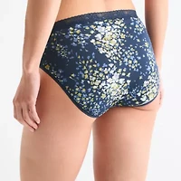 Ambrielle Cotton High Cut Panty