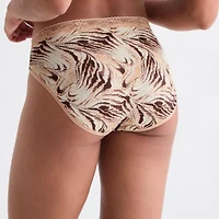 Ambrielle Cotton High Cut Panty