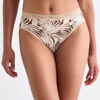 Ambrielle Cotton High Cut Panty