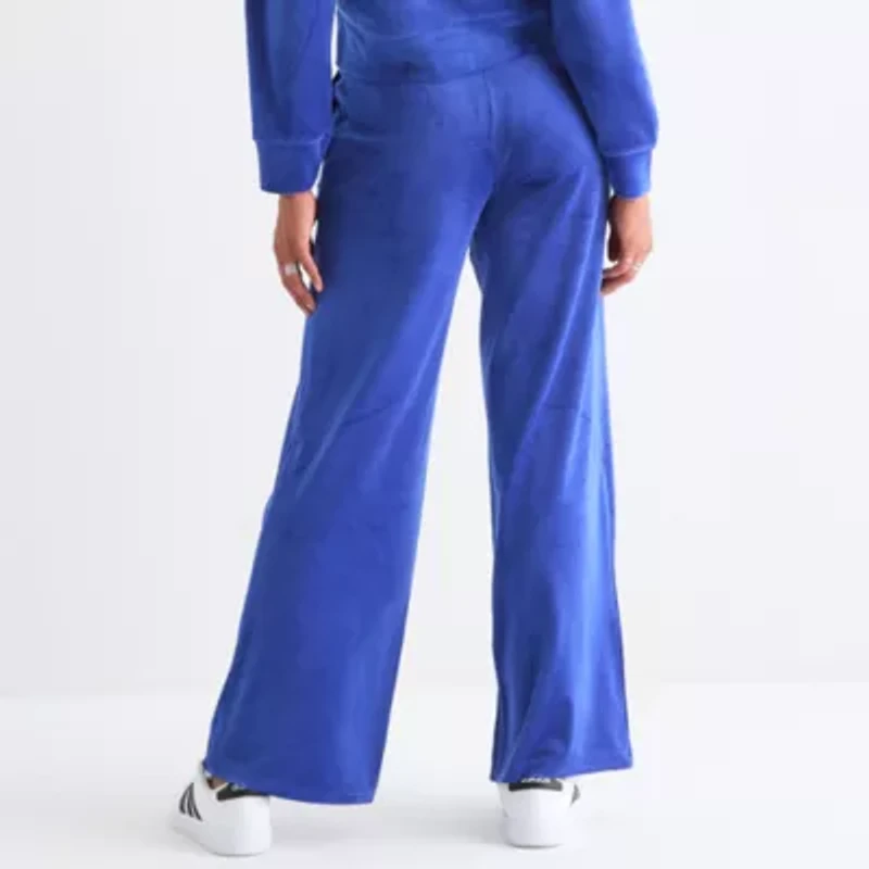 Juicy By Couture Womens Juniors Bootcut High Rise Track Pant