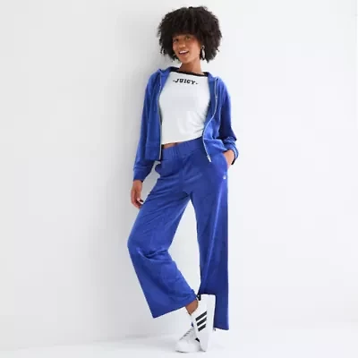 Juicy By Couture Womens High Rise Bootcut Track Pant-Juniors