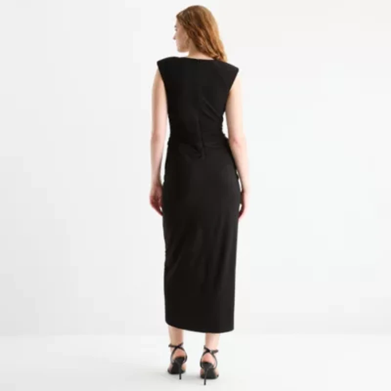Jessica Howard Womens Sleeveless Sheath Dress