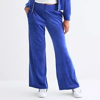 Juicy By Couture Womens Bootcut High Rise Juniors Track Pant