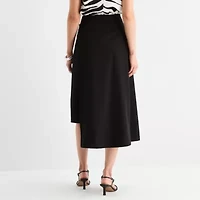 Worthington Womens Asymmetrical Skirt