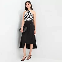 Worthington Womens Asymmetrical Skirt