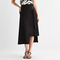 Worthington Womens Asymmetrical Skirt