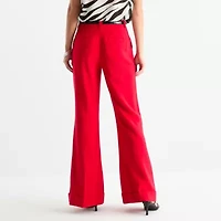 Worthington Womens Regular Fit Wide Leg Trouser