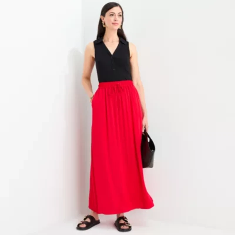 Worthington Womens Maxi Skirt