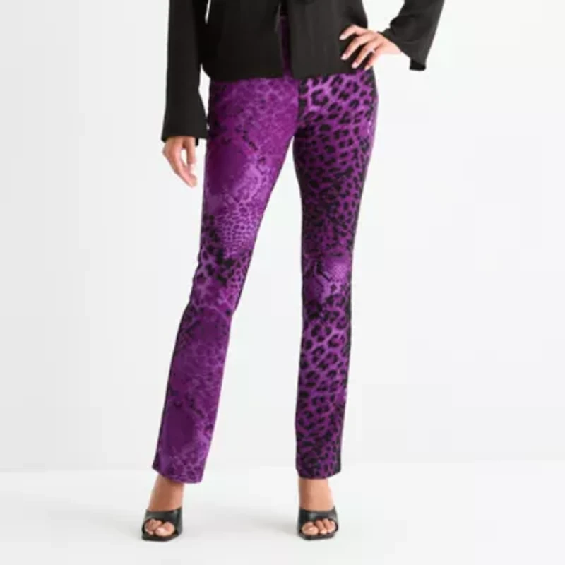 Bold Elements Womens Bootcut Mid Rise Trouser