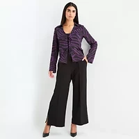 Bold Elements Womens Long Sleeve Satin Blouse