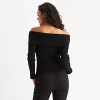 Bold Elements Womens Long Sleeve Open Front Zipper Cardigan