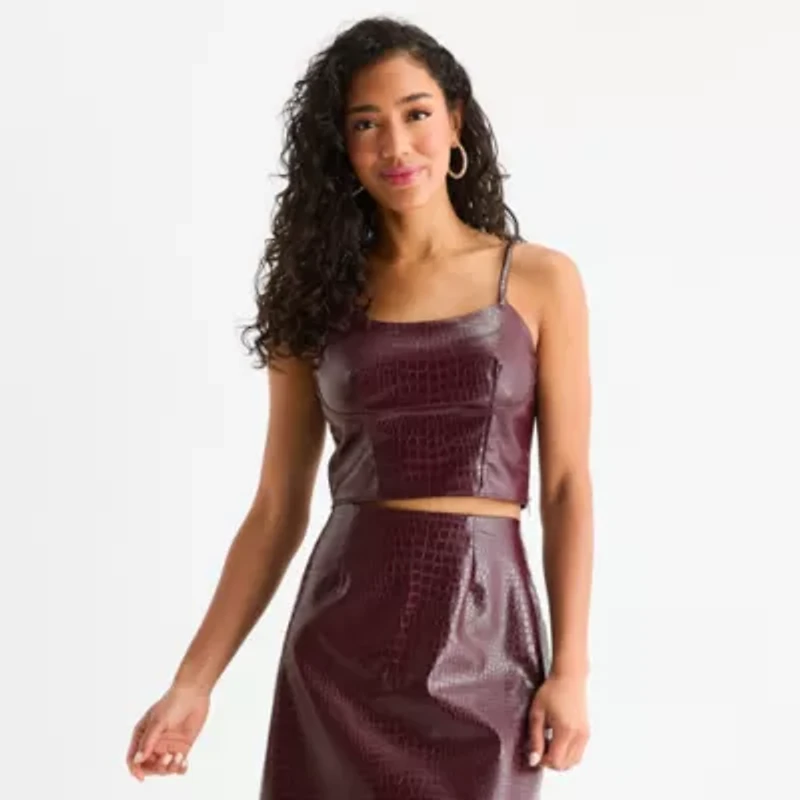 Bold Elements Womens Scoop Neck Crop Top