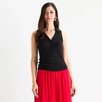 Worthington Womens Sleeveless Tank Top