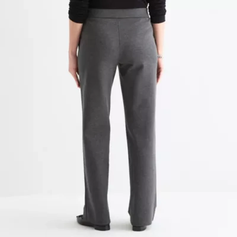 St. John's Bay Womens Wide Leg Pull-On Pant