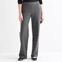 St. John's Bay Womens Wide Leg Pull-On Pant