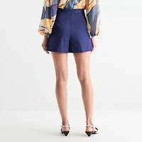 Worthington Womens High Rise Belted Short