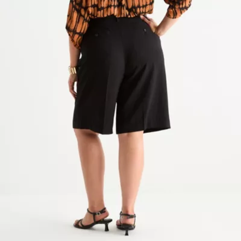 Worthington Womens 12" Plus Bermuda Short