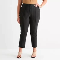 Worthington Womens Slim Plus Pant