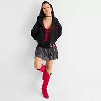 Joaquina for JCPenney Womens Long Sleeve Juniors Hoodie