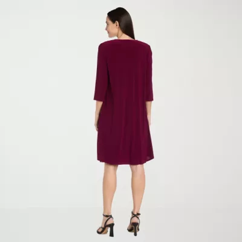 R & M Richards Womens Jacket Dress Petite