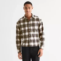 Arizona Mens Long Sleeve Classic Fit Flannel Shirt
