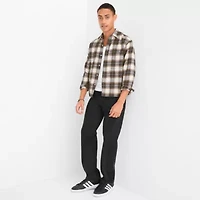 Arizona Mens Long Sleeve Classic Fit Flannel Shirt